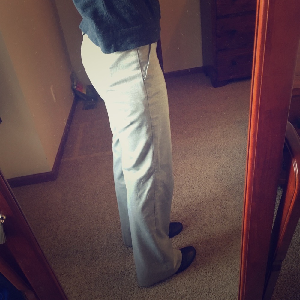 Banana Republic Gold Bootcut Dress Pants sz 2